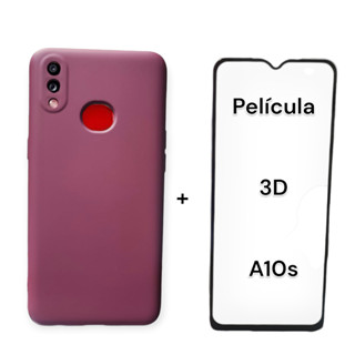 Kit capinha capa case Samsung A10s + Pelicula 3D