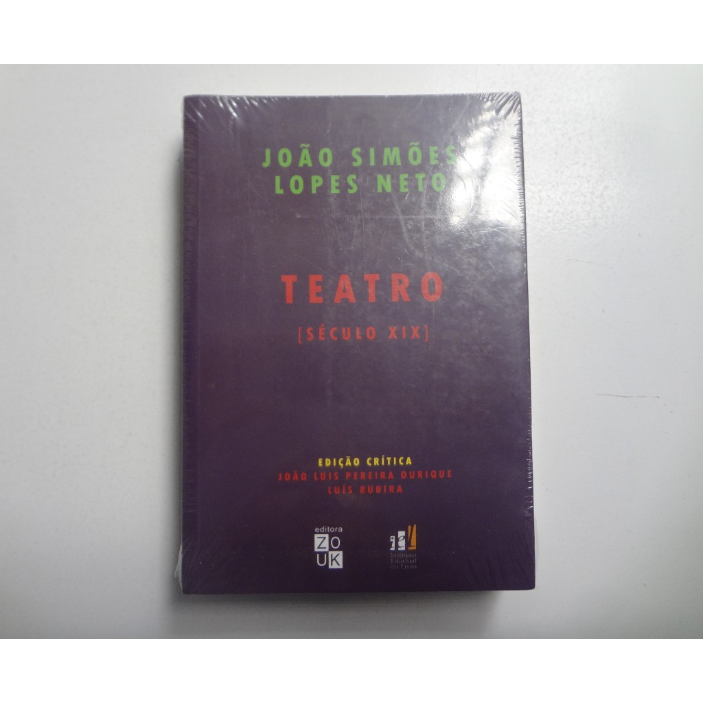 Livro Teatro ( Seculo Xlx ) João Simoes Lopes Neto