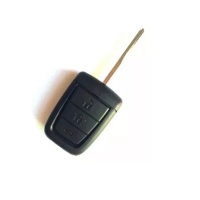 Capa Carcaça Chave Telecomando Omega Australiano Fittipaldi 3 Botões C/ Lâmina e Emblema Chevrolet