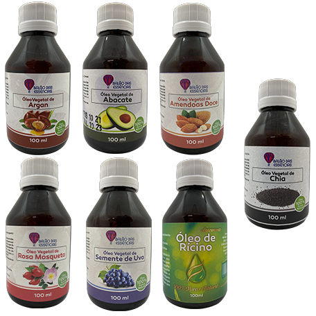 100ml Óleo Vegetais - Escolha O Seu Diverso (puro E Natural)