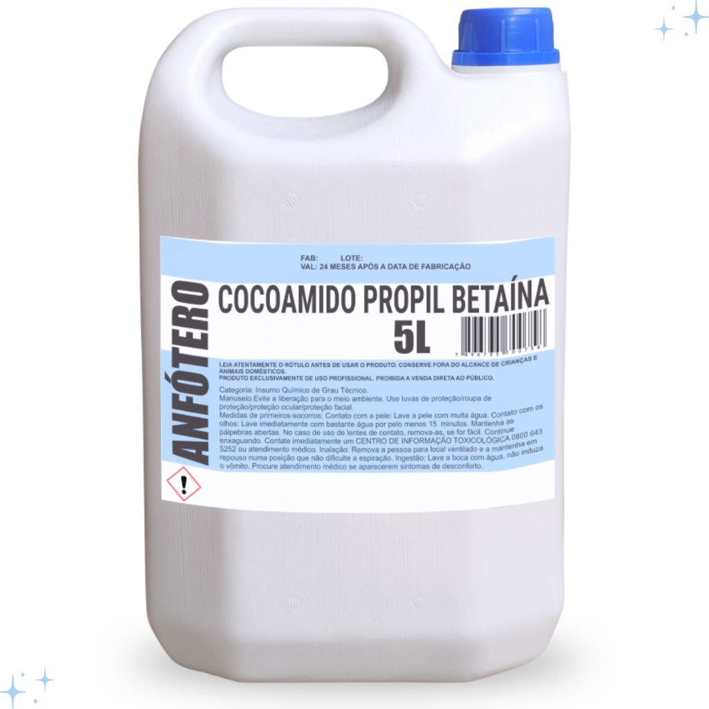 Anfótero 5 Litros Para Sabonete sabonete liquido Shampoo em Oferta na Shopee