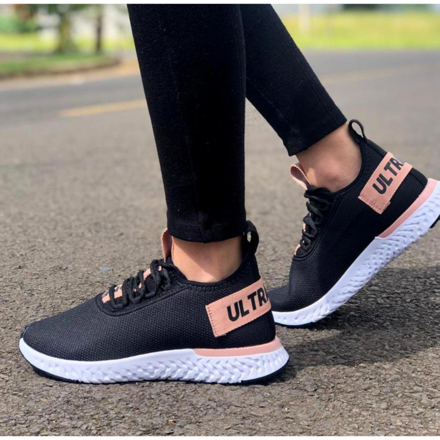 Tênis Feminino Caminhada Academia Corrida Leve Macio