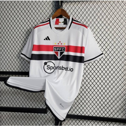 Camisa Branca São Paulo 23-24 Camiseta Masculina Treino Esporte Academia PREÇO BAIXO