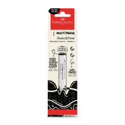 Marcador MultiMark Multisuperfície Faber-Castell Preto, 1 marcador - MM/ESSP712