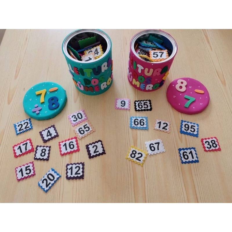 Leitura dos números (Lata pequena 380g)