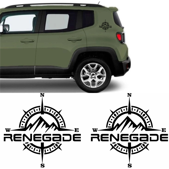 Adesivo Jeep Renegade Par em Oferta na Shopee