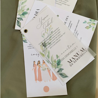 Manual De Padrinhos com Papel vegetal