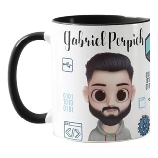 Caneca Ti Profissão Programador Com Avatar Personalizado