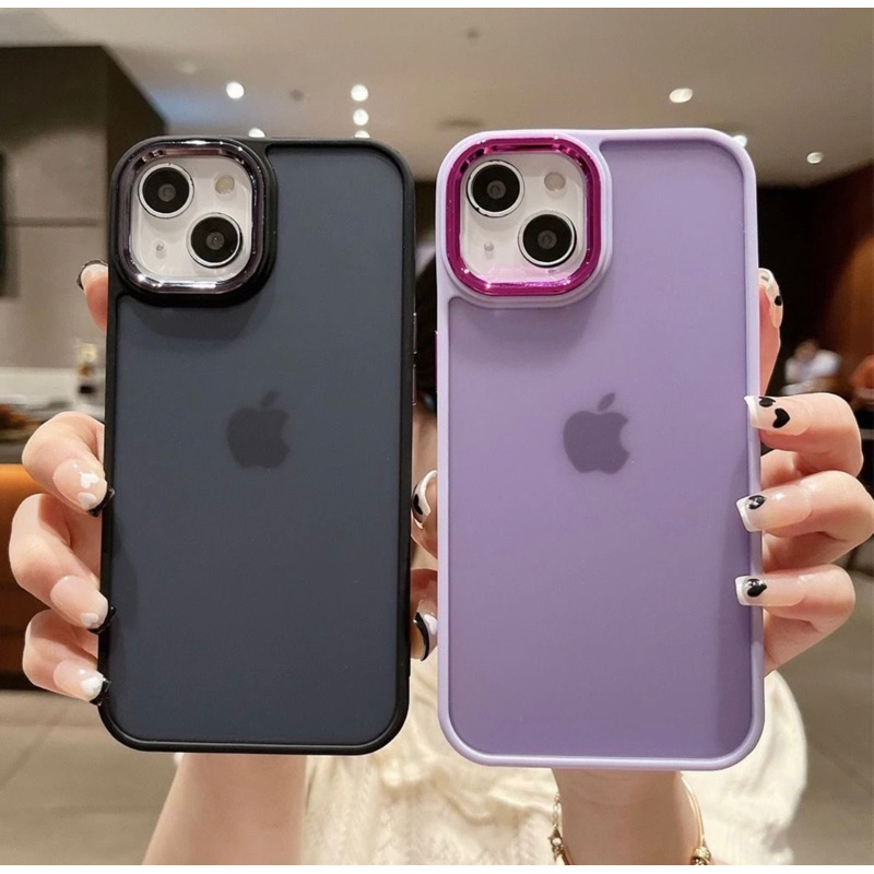 Capa Acrílico Fosca Metalizada Para Motorola G22/G32/G45/G52/G53/G54/G55/G73/G75/G82/G84/G85 Com Detalhe Metalizado em Oferta na Shopee