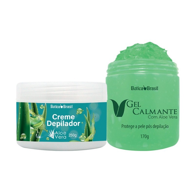 Kit Depilador Aloe Vera - 538 em Oferta na Shopee