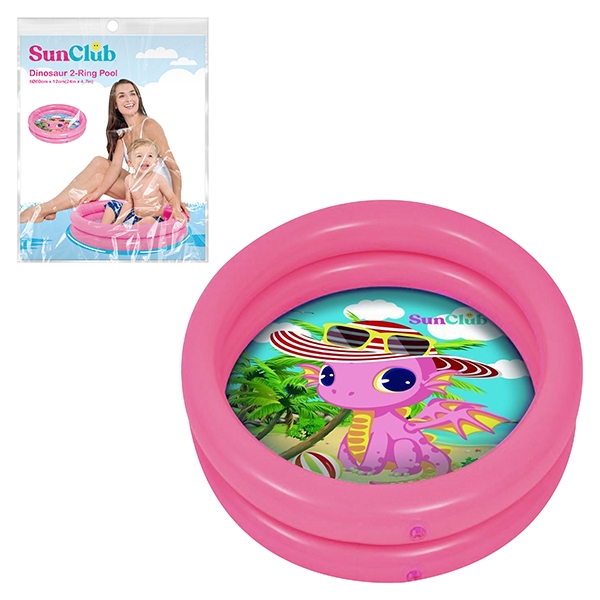 Piscina Infantil Inflável de 22 Litros Redonda Para Criança e Bebê Praia Bolinhas Banheira