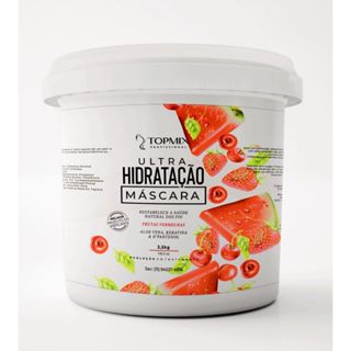 MASCARA CAPILAR HIDRATANTE FRUTAS VERMELHAS TOPMIX PROFISSIONAL 3,5 BALDE EXTRAORDINARIO