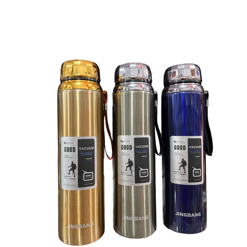 Garrafa Termica Para Água Suco Cha  Metalizada Quente e Frio Luxo Com Infusor 600Ml
