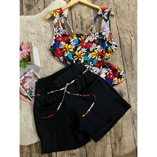 Conjunto Feminino Blusa E Short Plus Size Verão 40 á 54