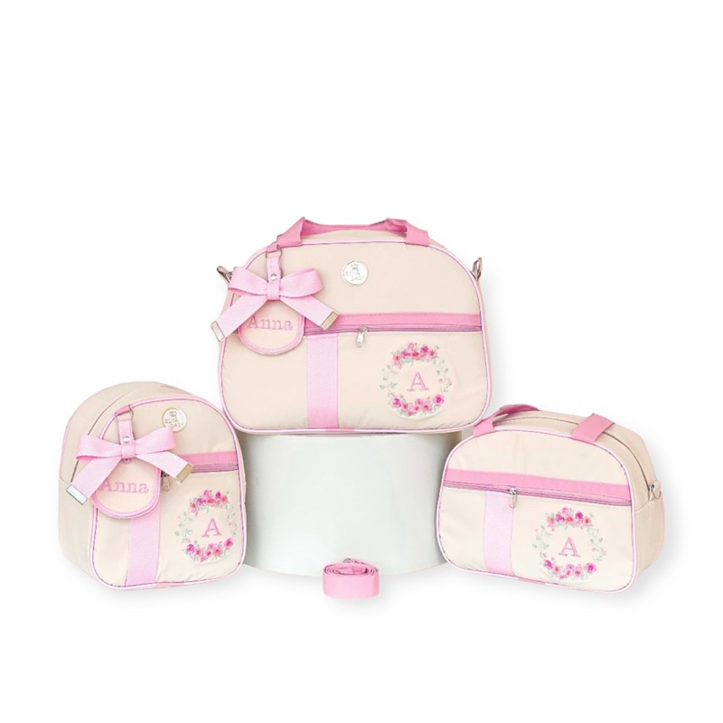 Kit Bolsa Maternidade Menina Personalizado Bailarina