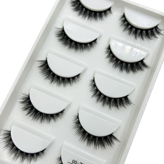 Cílios Postiçõs MZ delicado Volume Cartela com 5 pares