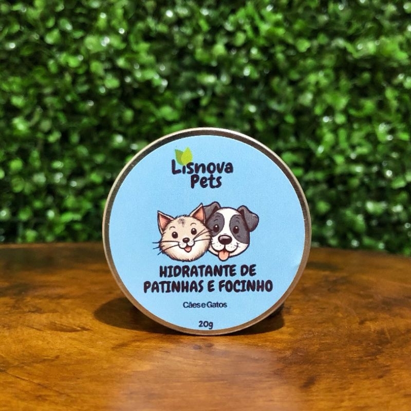 Hidratante de Focinho e Patinhas - 100% Natural e Vegano | 20g