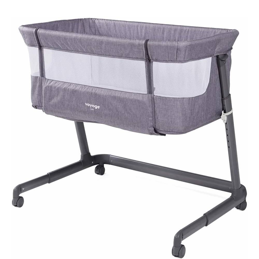 Berço Portátil Co-bed Link Voyage - Cinza Mescla em Oferta na Shopee