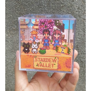 Cubo Diorama Stardew valley personalizável (LEIA A DESCRIÇÃO) em Oferta na Shopee