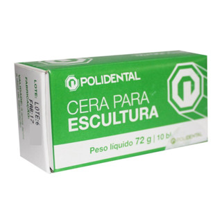 Cera P/ Escultura De Prótese Alto Brilho 10 Blocos 72 Gramas