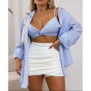 Chemise com Top com bojo varias cores novidade na loja