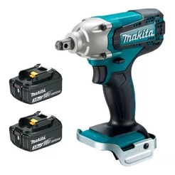 Chave De Impacto Makita 2 Baterias 18v 3ah Dtw190 Sem Carregador
