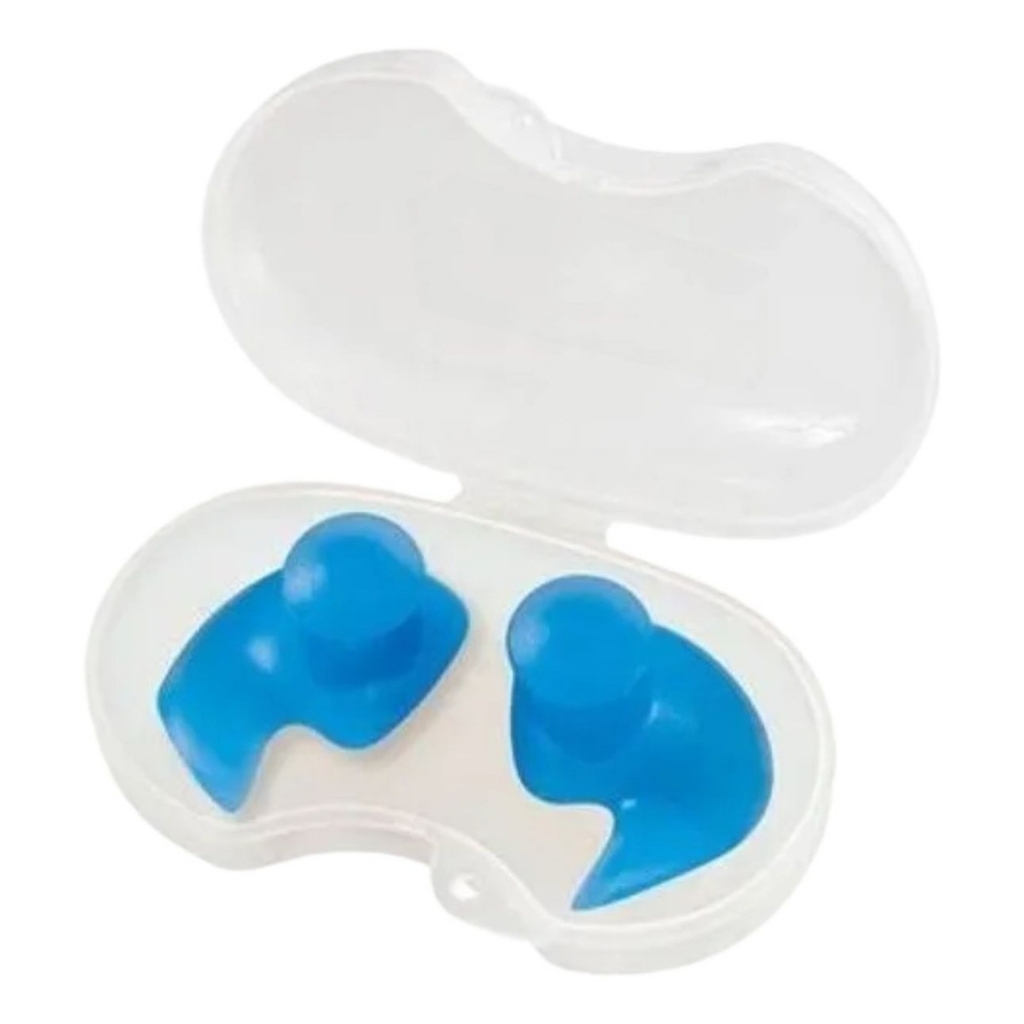 Imagem 2 Protetor Auricular + Estojo Ouvido Natação Silicone Tampão