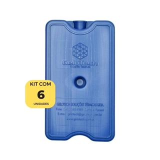 Gelo Artificial Reutilizável Rígido de 500ml 17,00 x 10,00 x 3,70cm 6 unidades em Oferta na Shopee