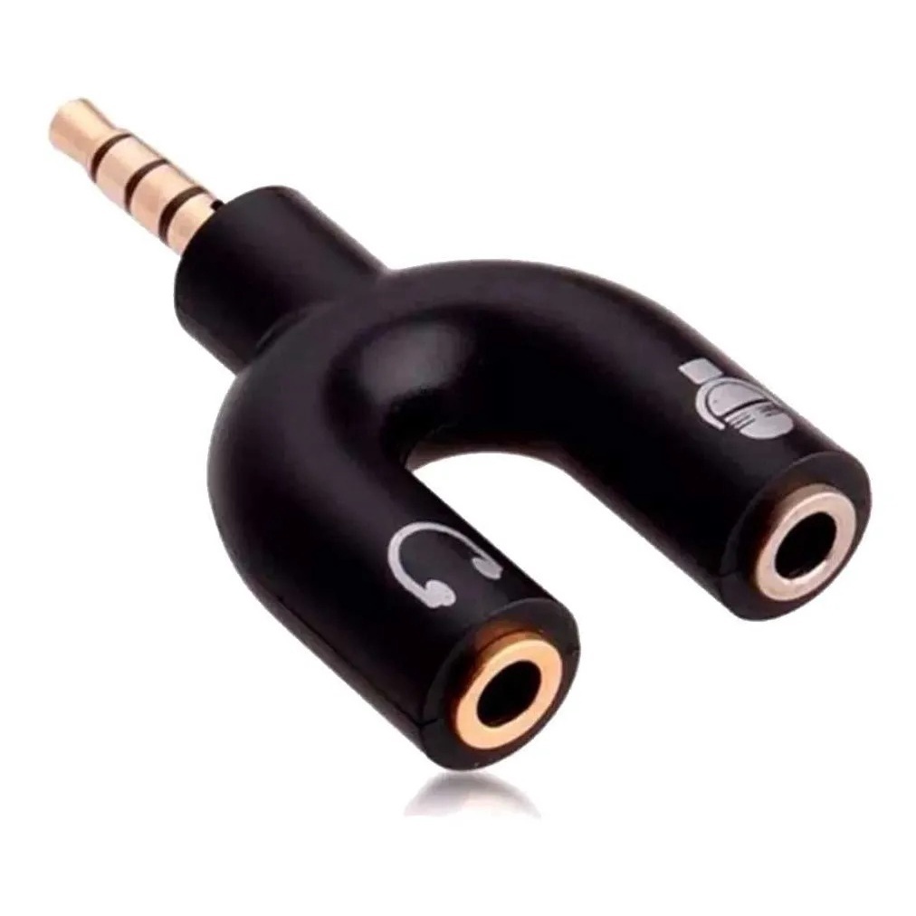 Adaptador P3 X P2 Fone Microfone Lapela Celular A9