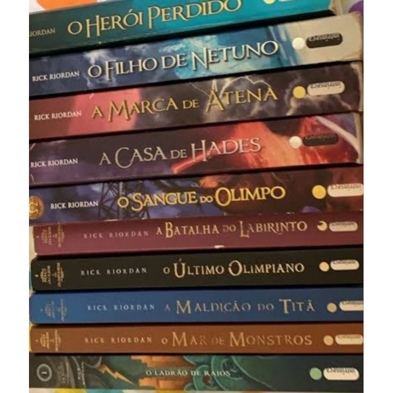 Os heróis do Olimpo/Percy Jackson/ Magnus Chase/ Tres Navarre- Rick Riordan - em ótimo estado!