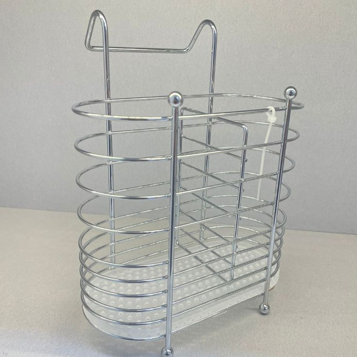 Porta Talheres 15,5x20x10cm Cromado E Alça Encaixável Talher Super resistente Organizadores Top Útil em Oferta na Shopee