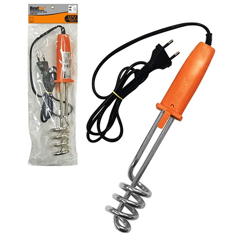 Aquecedor Água Ebulidor Elétrico Mergulhão 2000w 110v ou 220v Portátil Rabo Quente