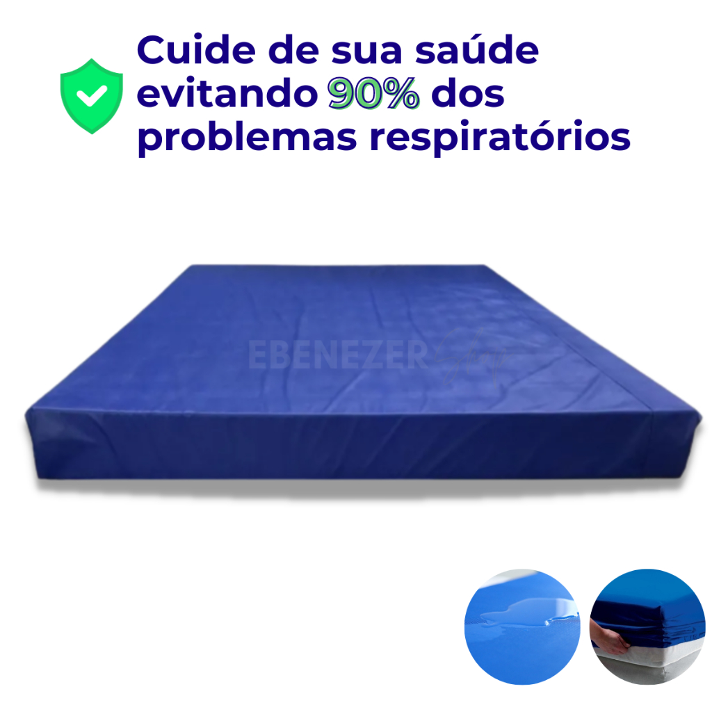 Capa Protetora Para Colchão Impermeável Queen e King Antialérgico Macio, Silencioso e Não Esquenta em Oferta na Shopee