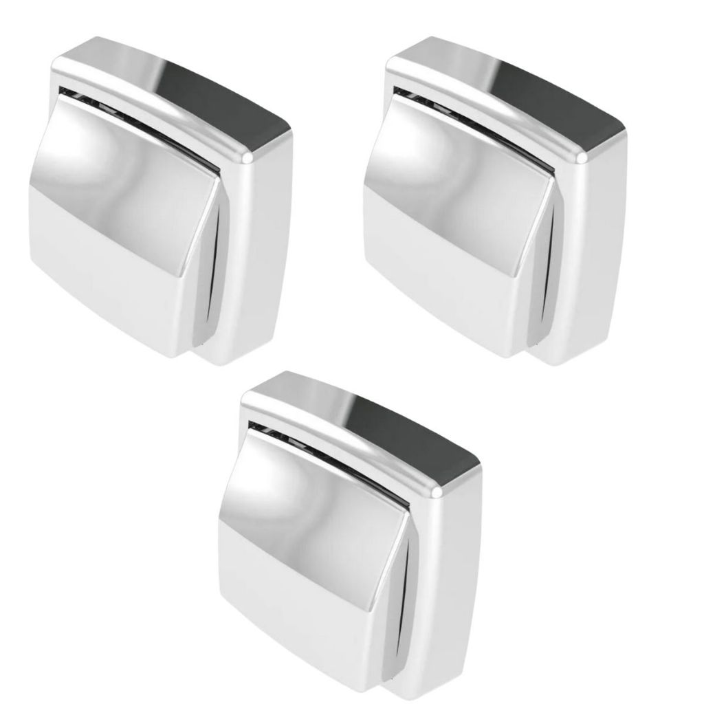 Kit Acabamento Para Valvula de Descarga Hydra Max Deca Cromado Abs Luxo