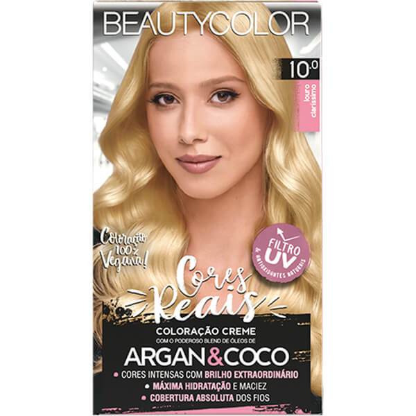 Tinta Beauty Color Kit 10.0 Louro Claríssimo