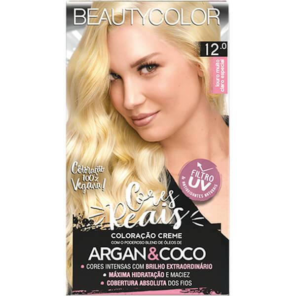 Tinta Beauty Color Kit 12.0 Louro Muito Cl Especial