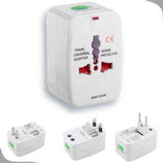 Adaptador Tomada Universal Internacional Viajem + 150 Países