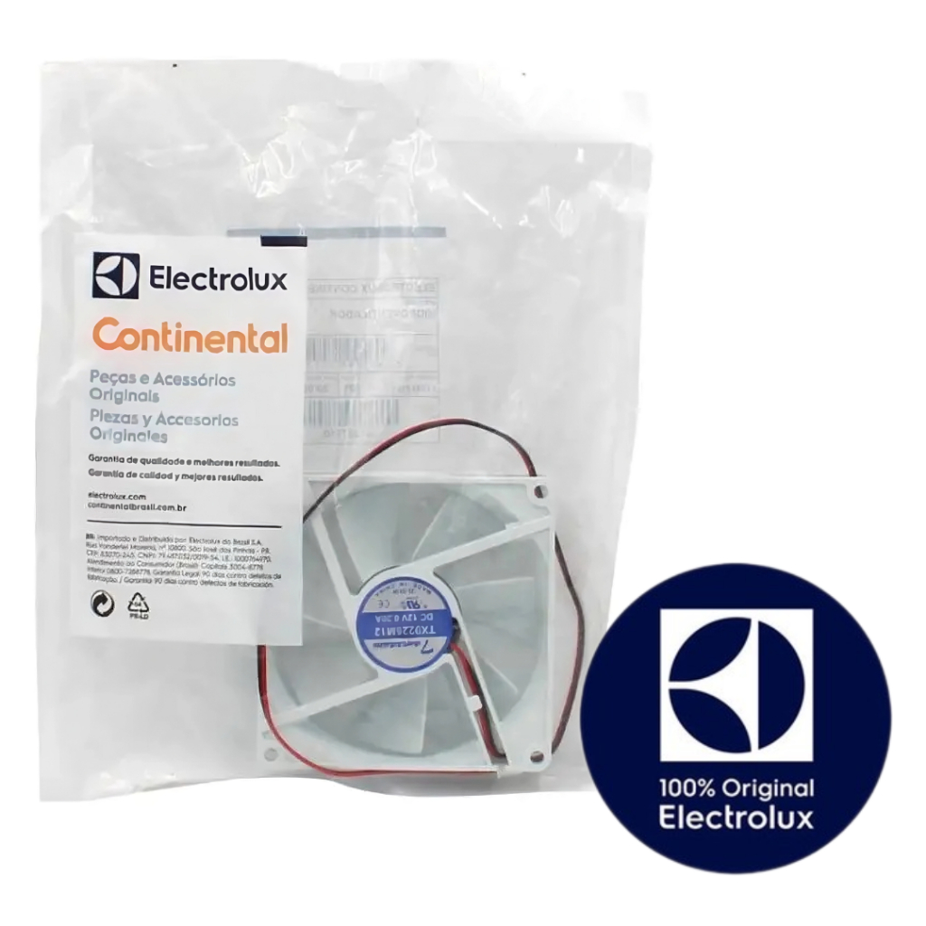 MICROVENTILADOR COOLER PARA PURIFICADORES DE ÁGUA ORIGINAL ELECTROLUX - PE11B, PE11B, PE11B, PE11X, PE 11X, PE11X, PA21G