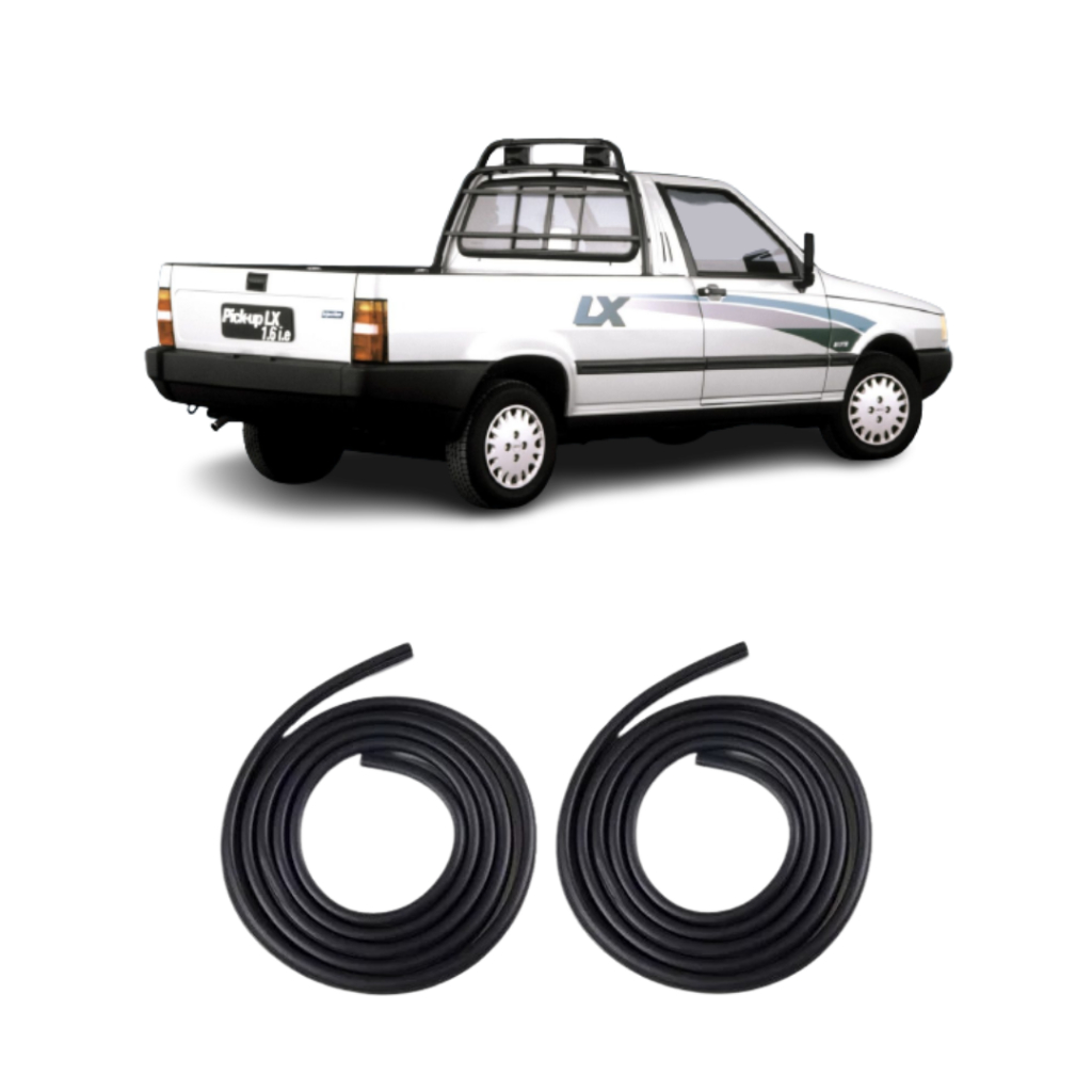 Par Friso do Teto Guarnição Fiat Fiorino Antiga 2 Peças