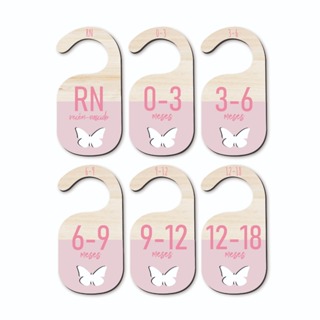 Separador E Organizador De Cabides Para Bebe Infantil - Borboleta Vazado em Oferta na Shopee