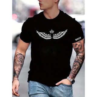 Camiseta Camisa Casual Masculina Asas Gladiador Balada