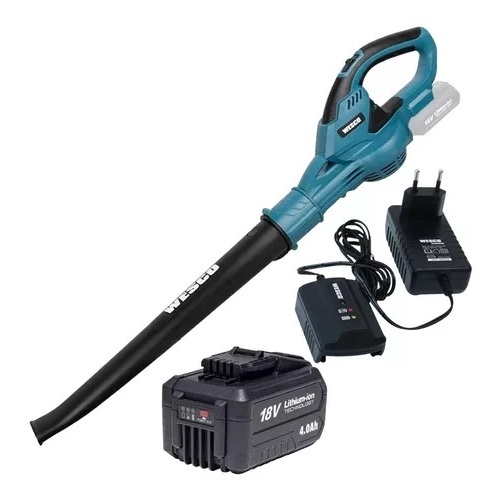 Soprador De Folhas A Bateria 18v 4ah Wesco Ws8511 Bivolt em Oferta na Shopee
