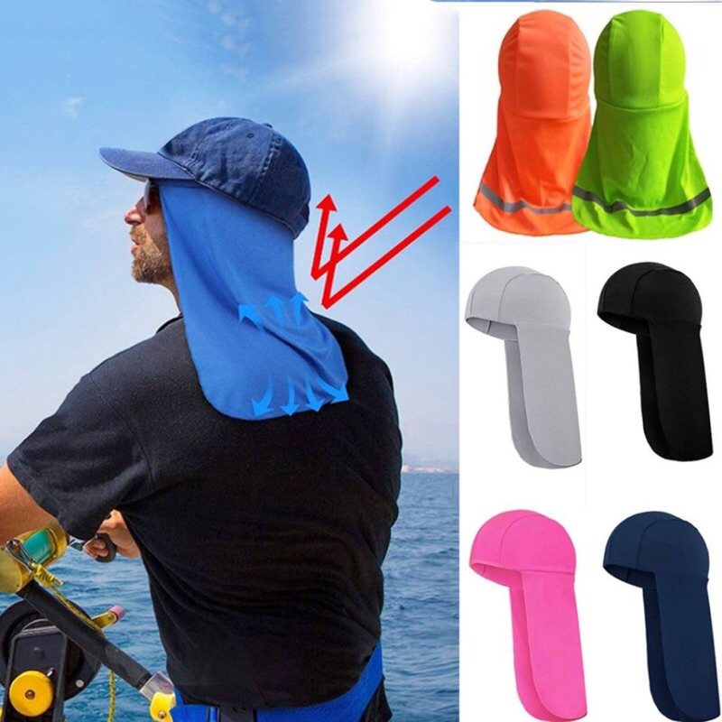 Touca arábica Touca Protetor de Nuca Touca Proteção Solar Bandana Balaclava Toca