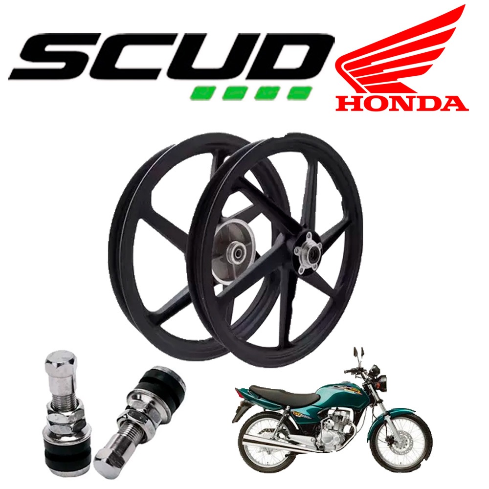 Roda Liga Leve Scud Titan 125 Esd 2000/04 Freio A Disco SCUD