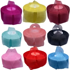 Fita de Organza Voal Premium 38mm – 10m, 20m ou 45m | Laços, Artesanato e Decoração
