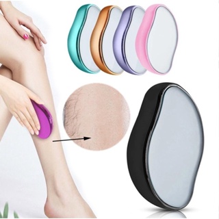Depilador de Cristal Reutilizável Indolor Portátil em Oferta na Shopee