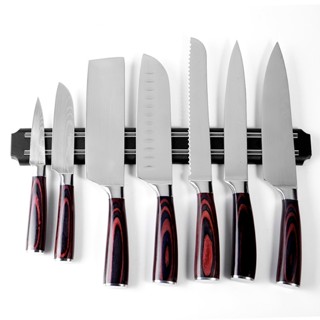 Barra Magnética De Parede P/ Faca E Utensílios Organizador Porta Facas Imã Faqueiro Suporte Cozinha