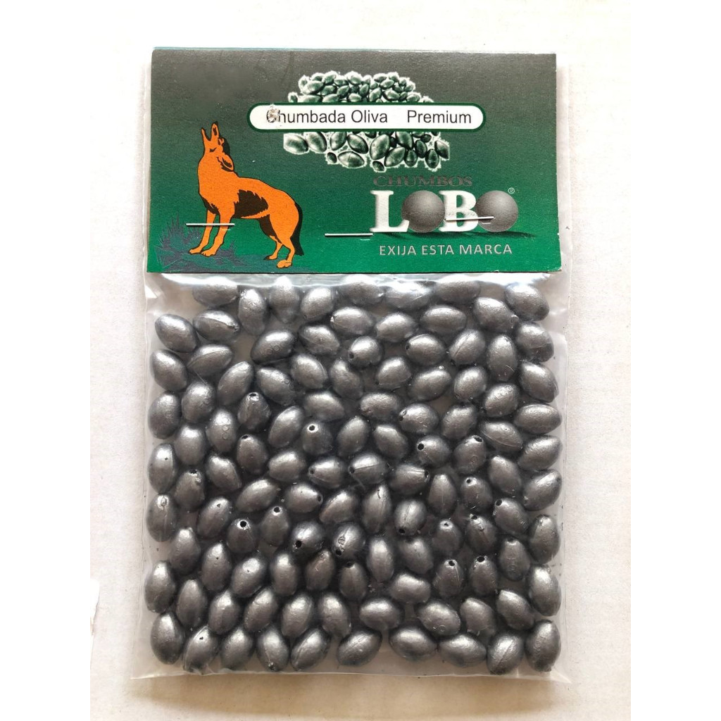 Chumbadas Oliva Para Pesca (1 KG) Escolher Tamanho em Oferta na Shopee
