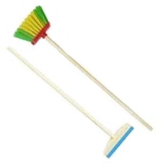 Kit Limpeza Infantil Brinquedo Vassoura + Rodo em Oferta na Shopee