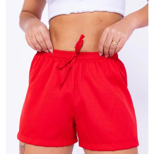 Shorts tactel soltinho confortável caminhada, treinar, malhar, saída praia, piscina Promoção